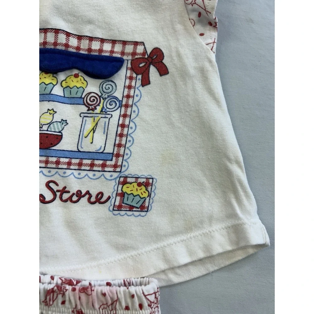 Vintage 1990s Whiskers Baby 2 Pc Outfit Size 6-9 Months